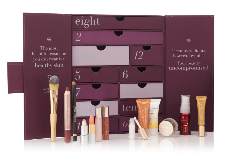 12 days of clean beauty advent calendar open 5820 Козметичен адвент календар Jane Iredale 12 Days Of Celestial Skincare Makeup Collection