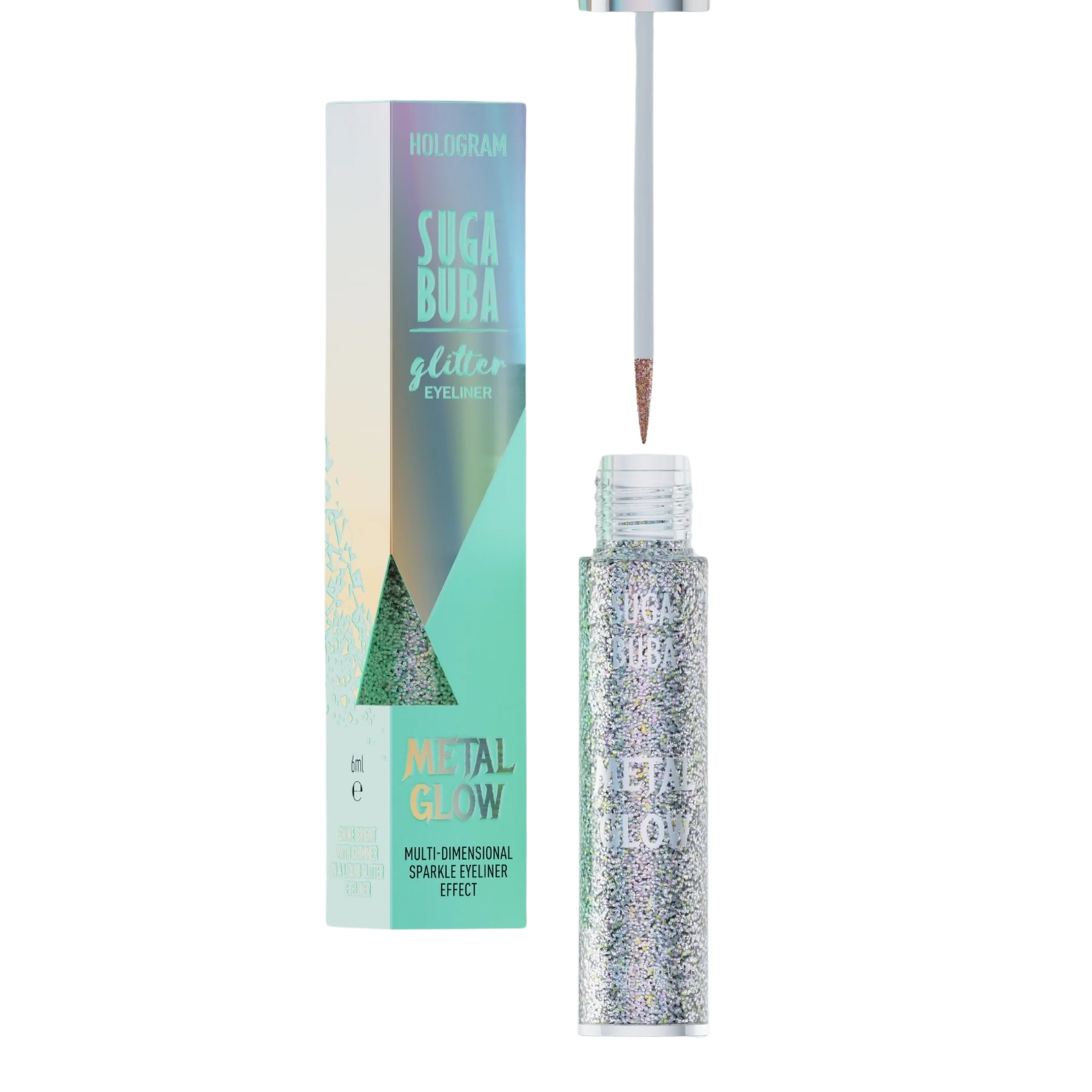 Блестяща очна линия Suga Buba Metal Glow Hologram