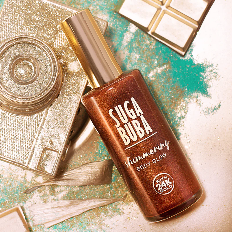 body-glow-1 body glow 1 Блестящо олио за тяло Suga Buba Shimmering Body Glow With 24K Gold