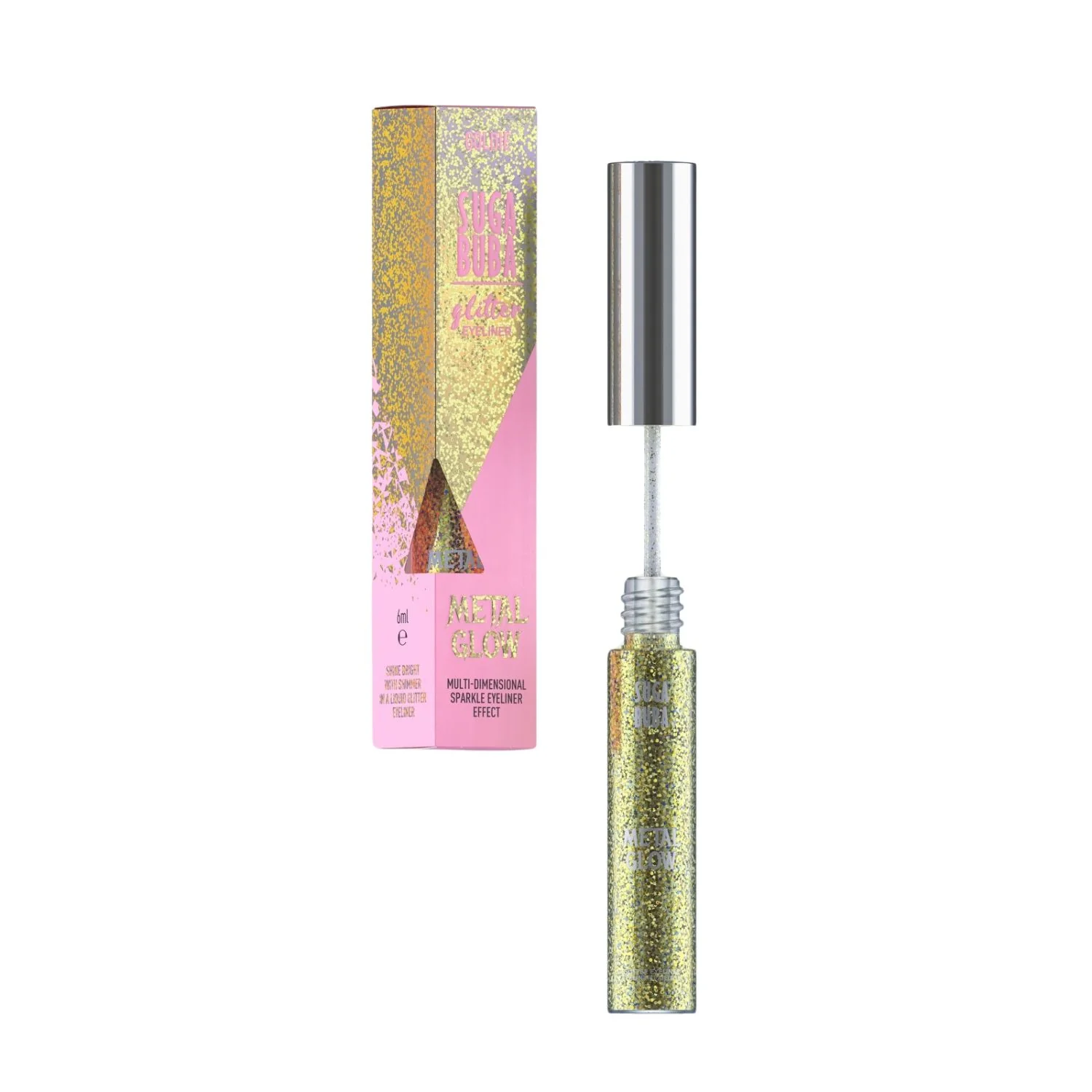 Блестяща очна линия Suga Buba Metal Glow Goldie