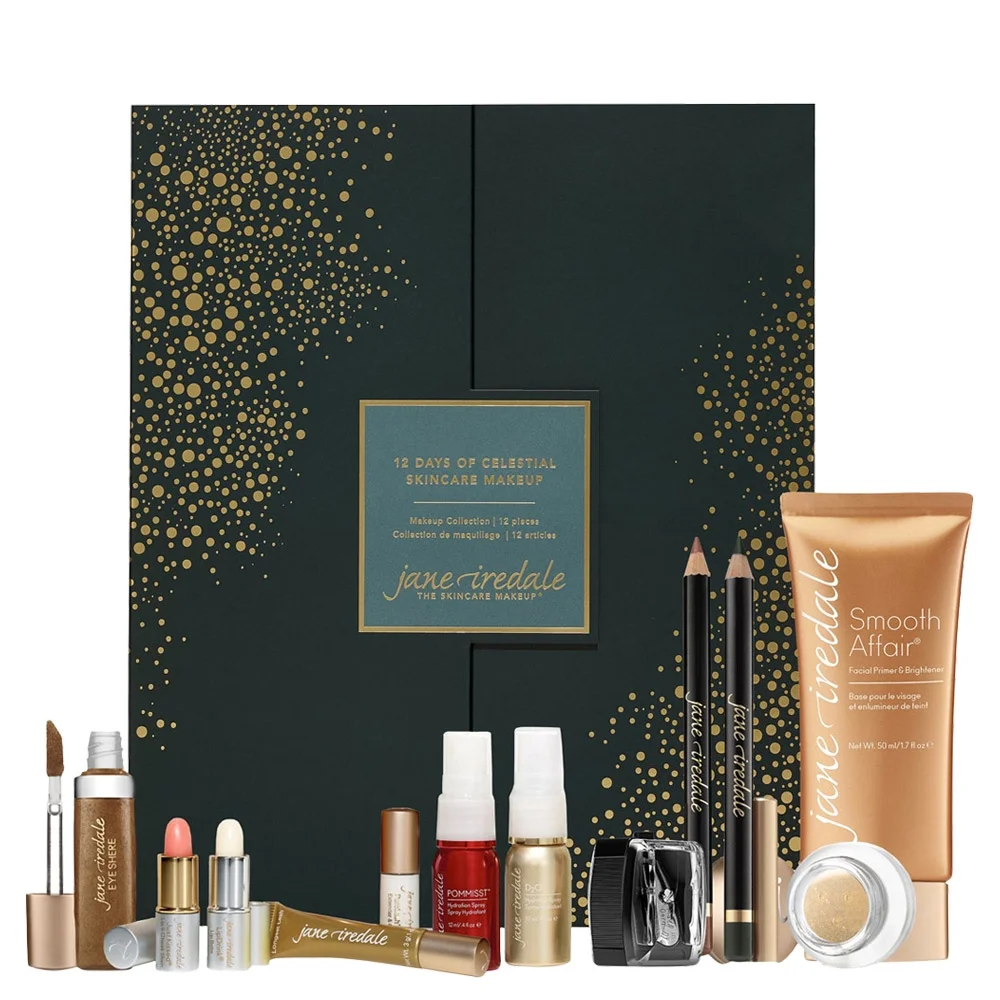 Козметичен адвент календар Jane Iredale 12 Days Of Celestial Skincare Makeup Collection