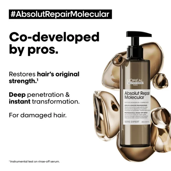 Серум за увредена коса L'oréal Professionnel Absolut Repair Molecular Rince-Off Serum