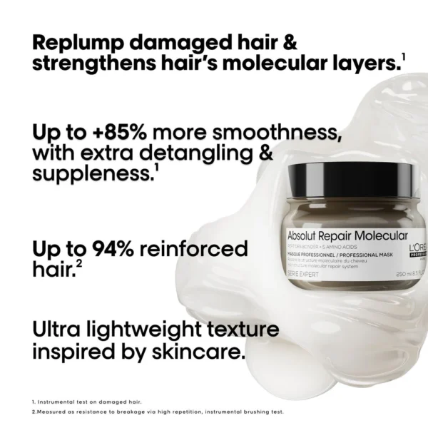 3474637217884 2 Маска за увредена коса L'Oréal Professionnel Absolut Repair Molecular Rinse-off Mask