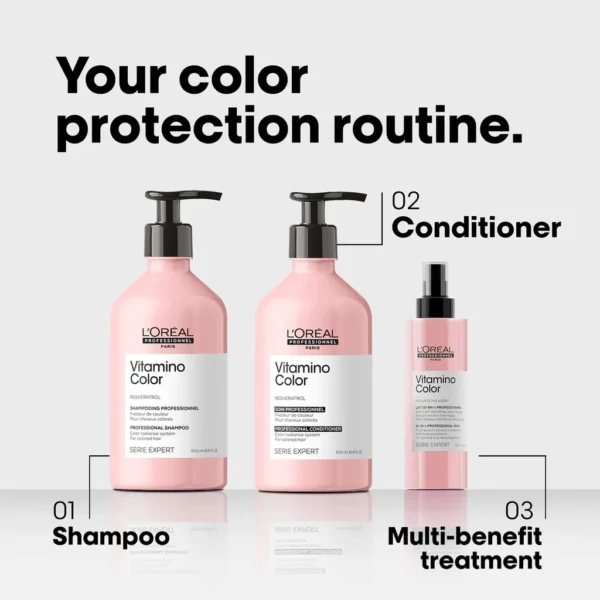 6 routine new Шампоан за боядисана коса L'Oréal Professionnel Vitamino Color Shampoo