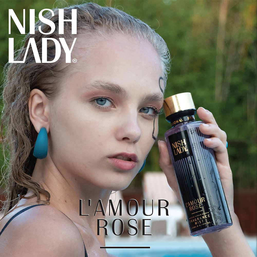 Nishlady_lamour-rose_body-mist-fragrances Спрей за тяло Nish Lady L'amour Rose