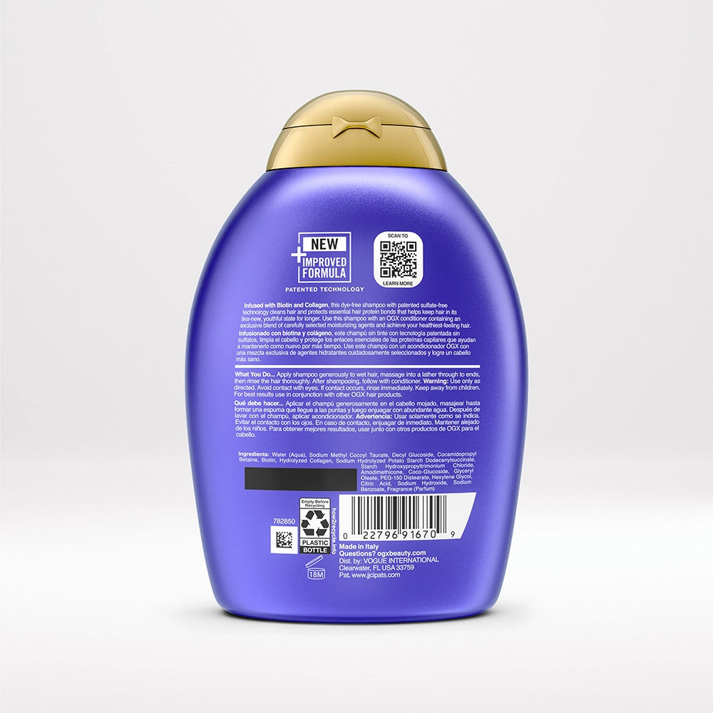 OGX_NA_00022796916709_13oz_Biotin_Collagen_Shampoo_00180-1-en-us ogx na 00022796916709 13oz biotin collagen shampoo 00180 1 en us Шампоан за гъстота и обем OGX Thick&Full Biotion And Collagen Shampoo