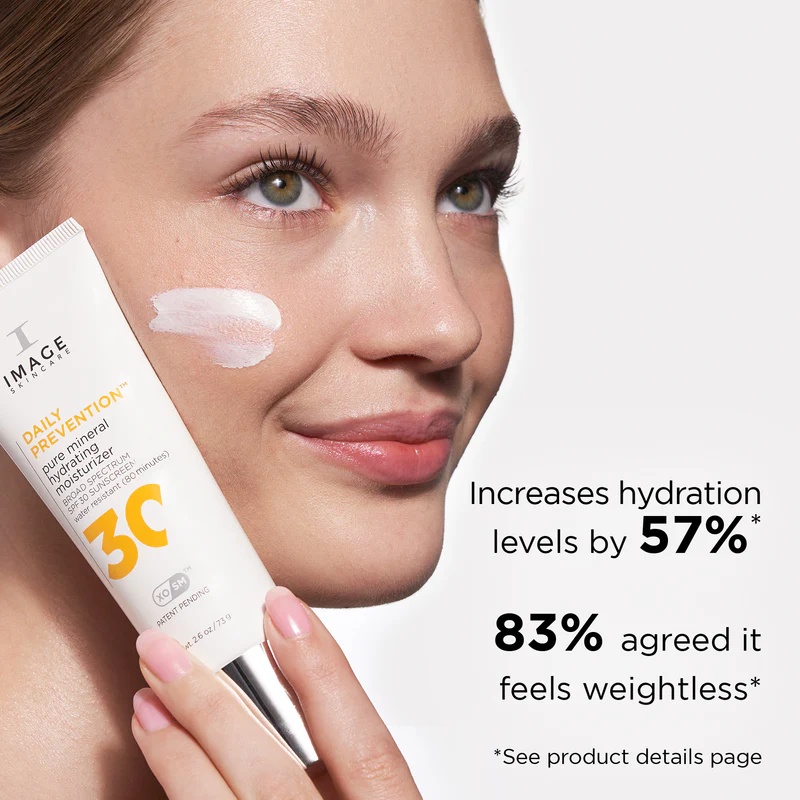DAILY__4 Хидратиращ минерален крем IMAGE Skincare DAILY PREVENTION Pure Mineral Hydrating Moisturizer SPF 30