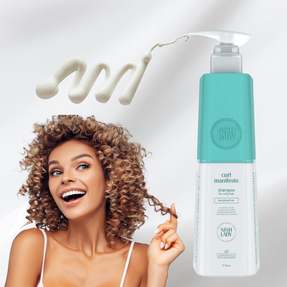 Шампоан за къдрава коса Nish Lady Curl Manifesto Shampoo