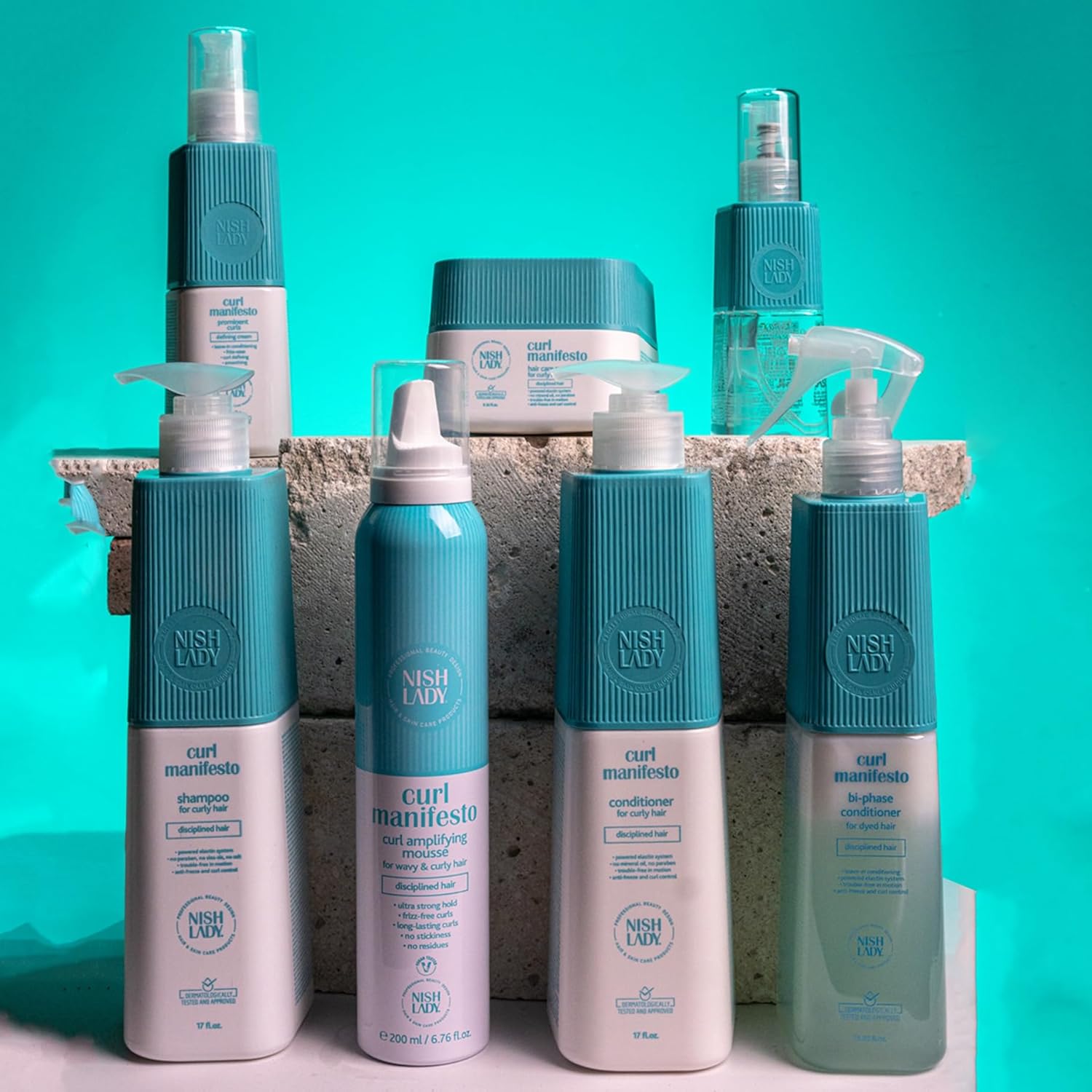 Шампоан за къдрава коса Nish Lady Curl Manifesto Shampoo