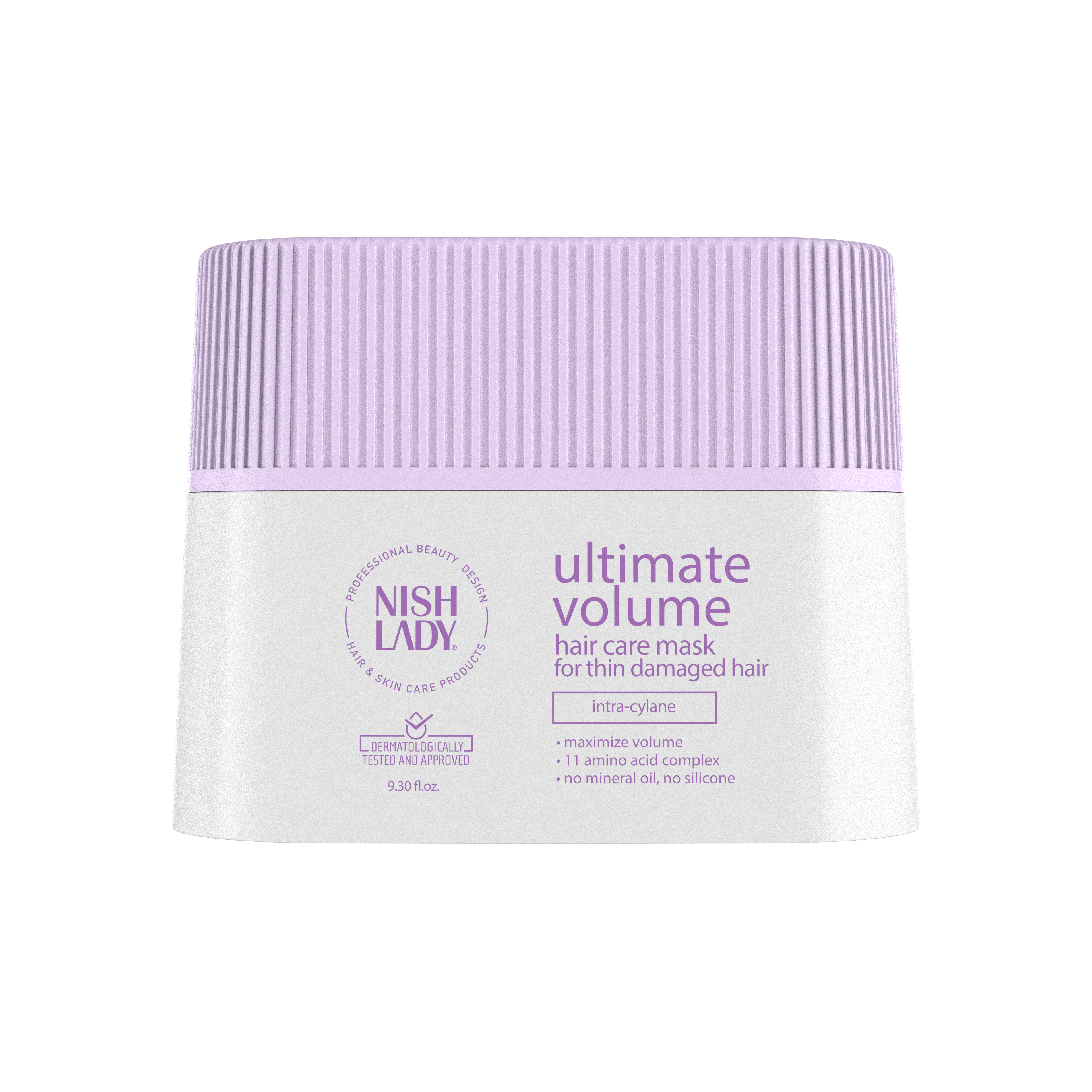 Nish-Lady_Hair-Care-Mask_Ultimate-Volume_296-ML_Front (1) Маска за обем Nish Lady Ultimate Volume Hair Mask