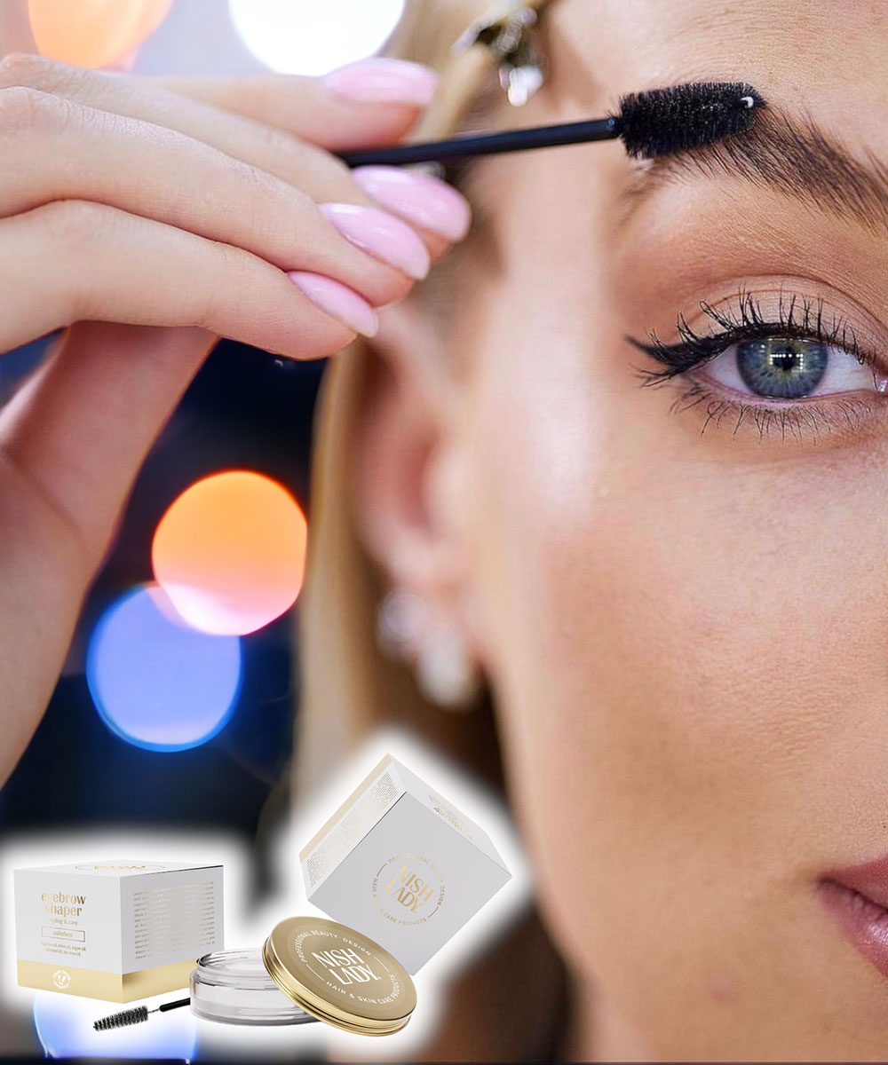 Безцветен гел за вежди Nish Lady Eyebrow Shaper Colourless