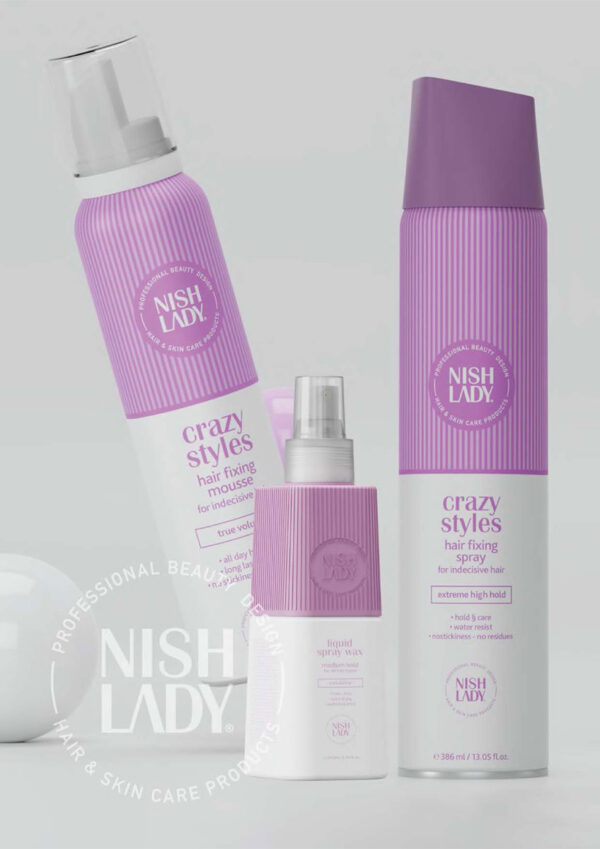 Лак за коса Nish Lady Hair Fixing Spray