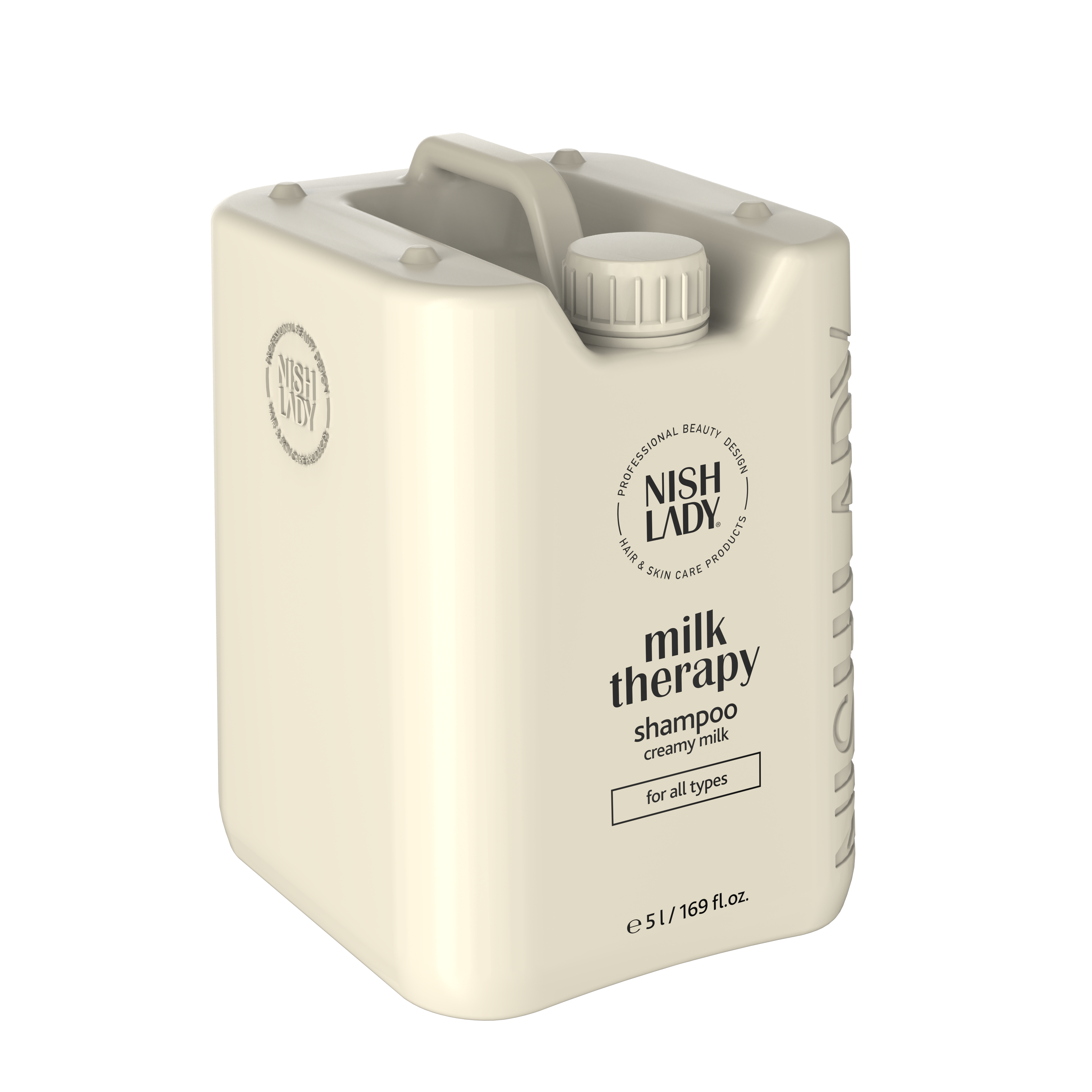 Shampoo_5000ml.9-1 Шампоан с млечен протеин Nish Lady Milk Therapy Shampoo