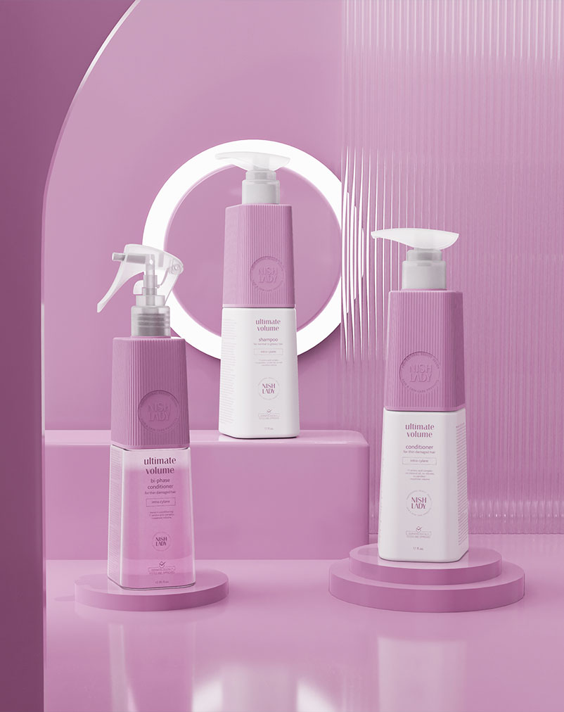 Двуфазен балсам за обем Nish Lady Ultimate Volume Bi-Phase Conditioner