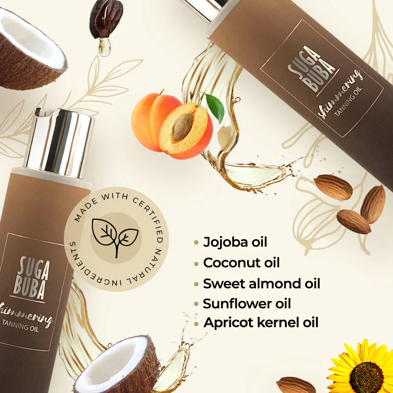 Блестящо олио за интензивен тен Suga Buba