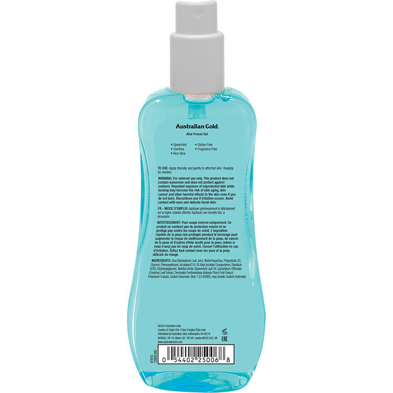 153 153 Охлаждащ гел за след слънце Australian Gold Aloe Freeze Spray Gel 237ml