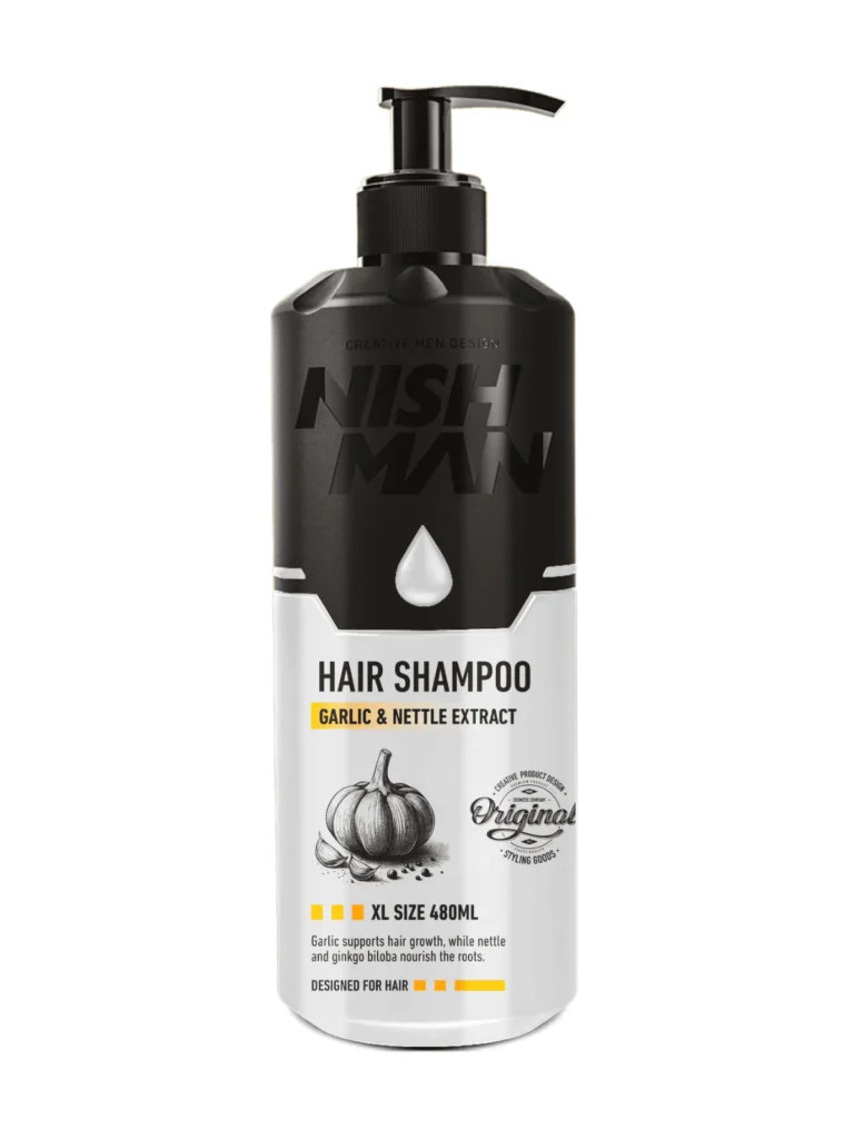 Шампоан с чесън и коприва Nishman Garlic&Nettle Hair Shampoo